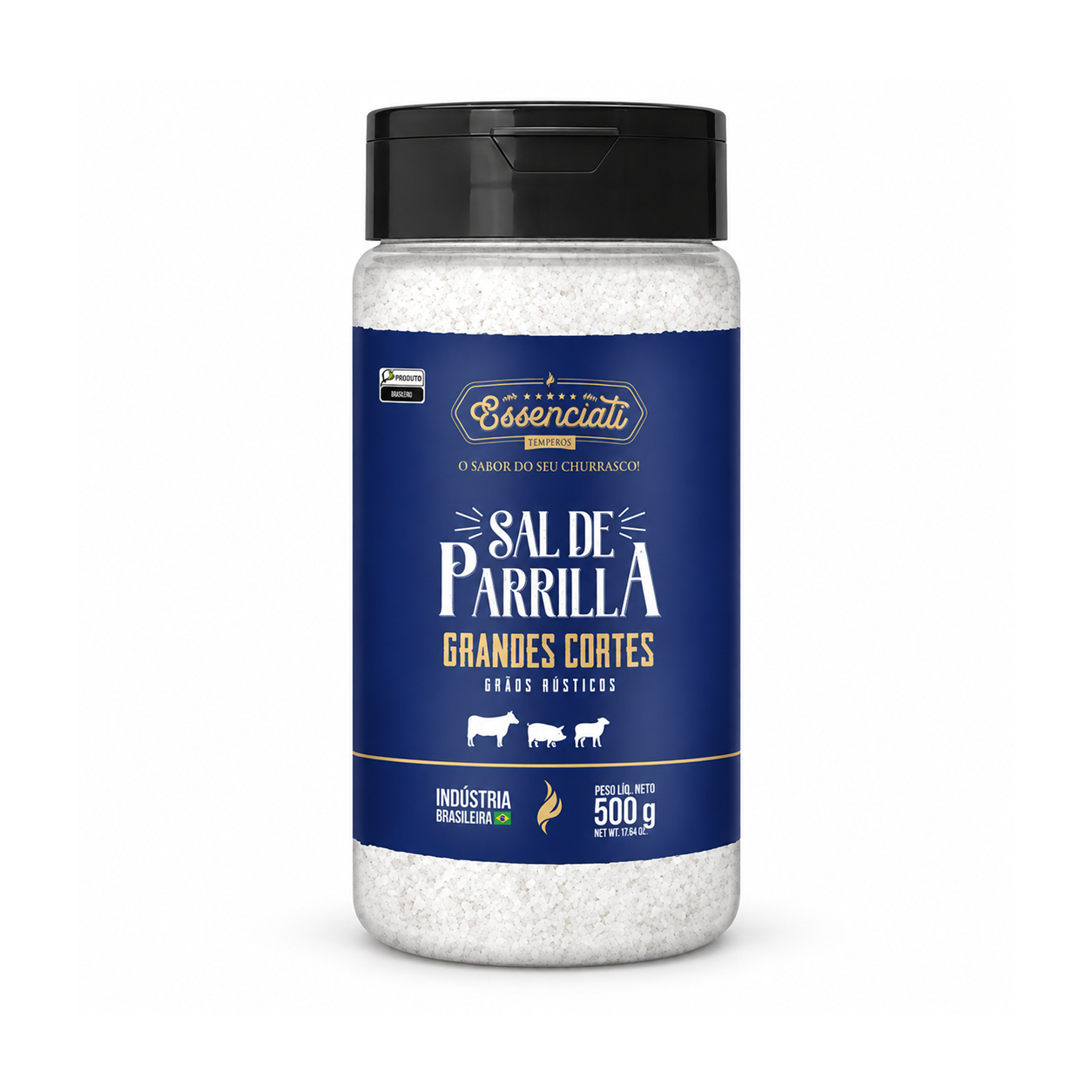Sal de Parrilla Tradicional Grandes cortes 500g