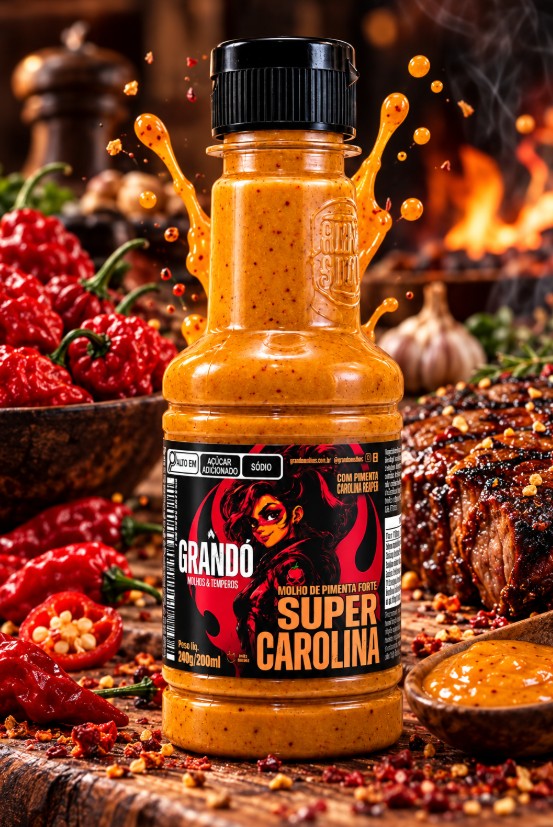 MOLHO DE PIMENTA FORTE SUPER CAROLINA 200ml — foto 2