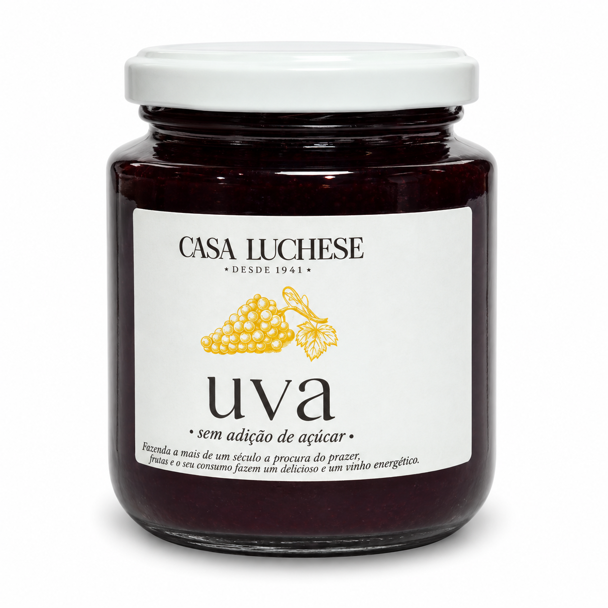 Geleia de Uva sem Adição de Açúcar