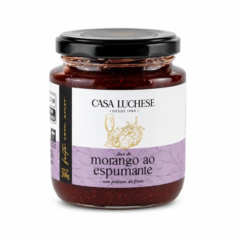 DOCE DE MORANGO AO ESPUMANTE 260G
