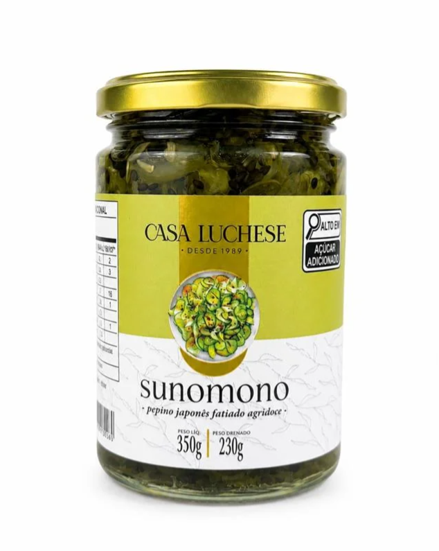 SUNOMONO - PEPINO JAPONÊS AGRIDOCE 350G