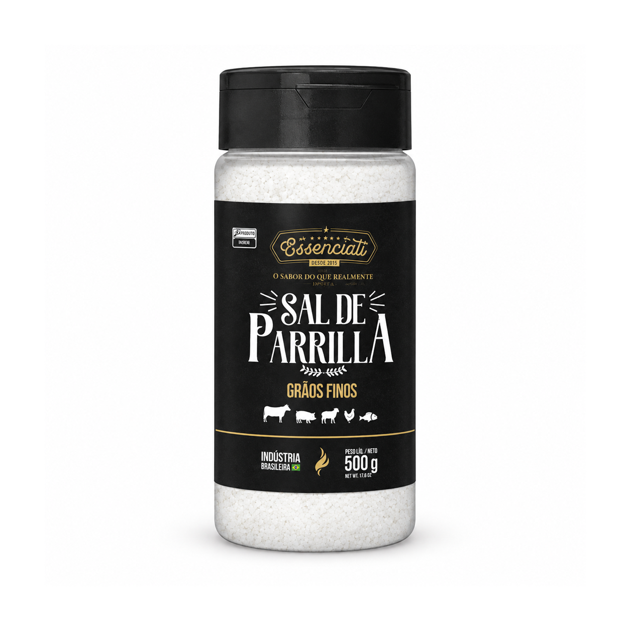 Sal de Parrilla Tradicional Grãos Finos 500g