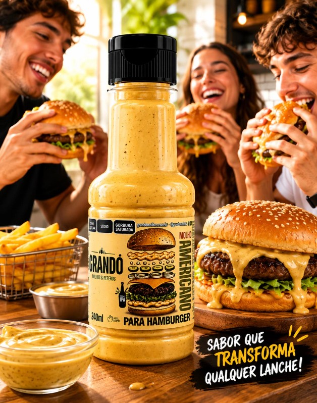 MOLHO AMERICANO PARA HAMBURGUER 200ml — foto 2