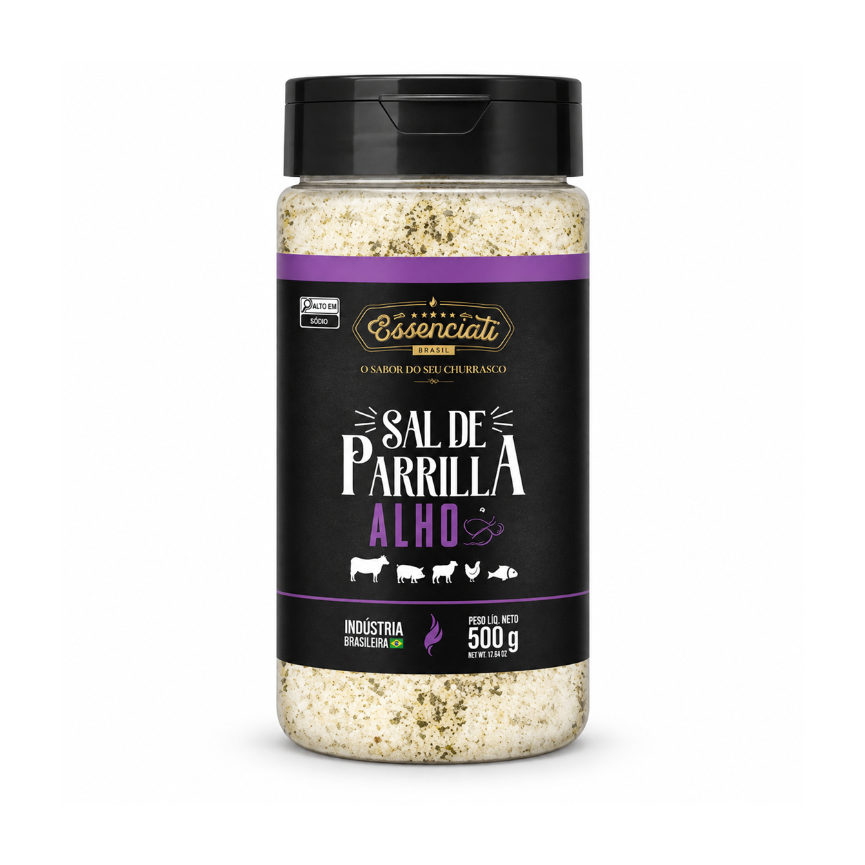 Sal de Parrilla com Mix de Alho