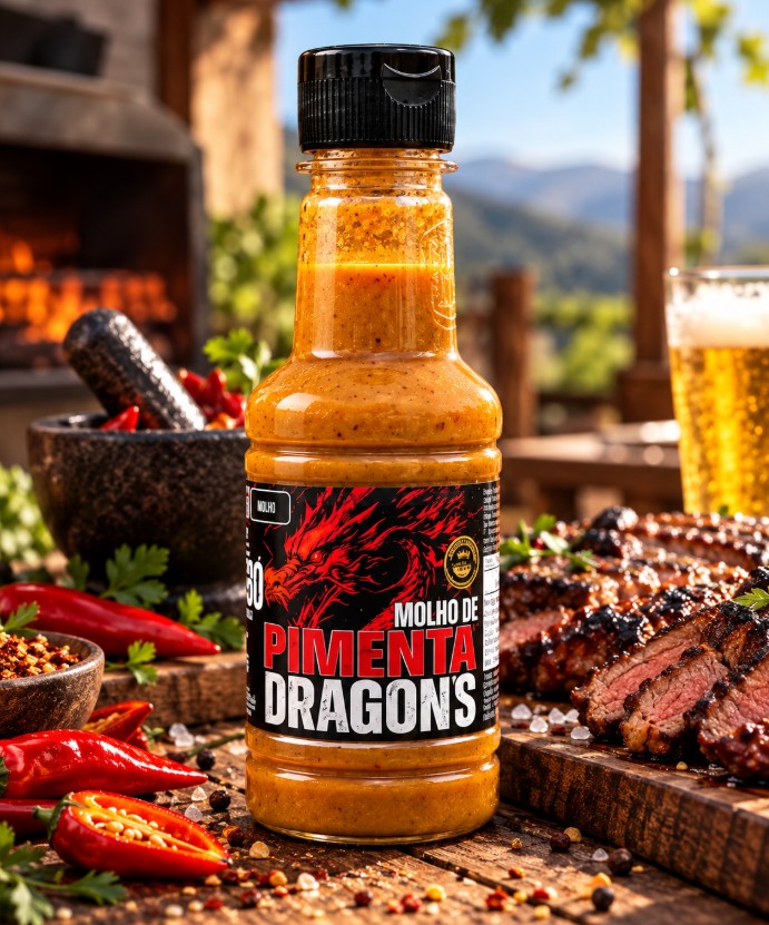 MOLHO DE PIMENTA DRAGON'S 200g — foto 2