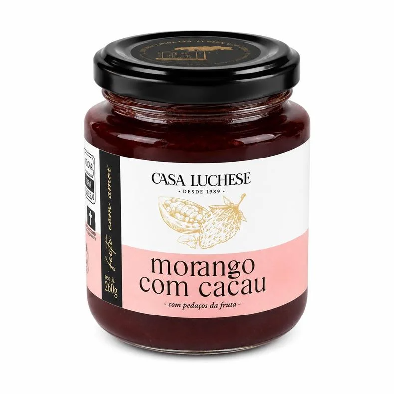 DOCE DE MORANGO COM CACAU PREMIUM 280G